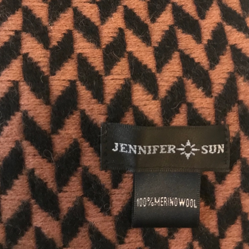 Jennifer Sun Herringbone Scarf/Shall